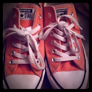 Orange converse